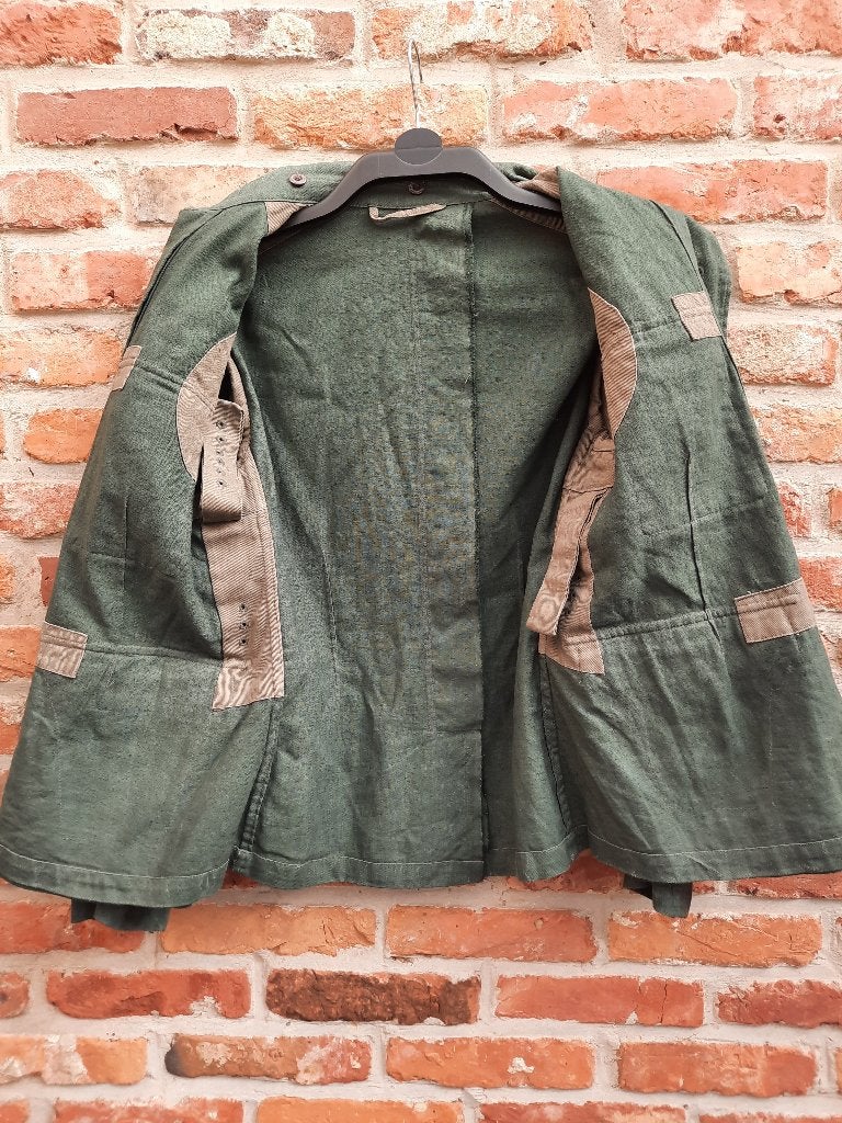 infanterie vest uniform jas duits WO2 NCO M41 HBT original, Verzenden, Duitsland