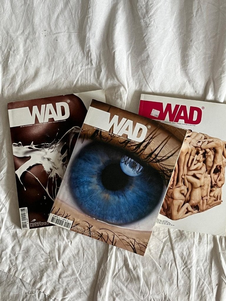 WAD Magazine - 3 stuks - Mode, Kunst & Cultuur, Boeken, Ophalen, Zo goed als nieuw, Overige typen
