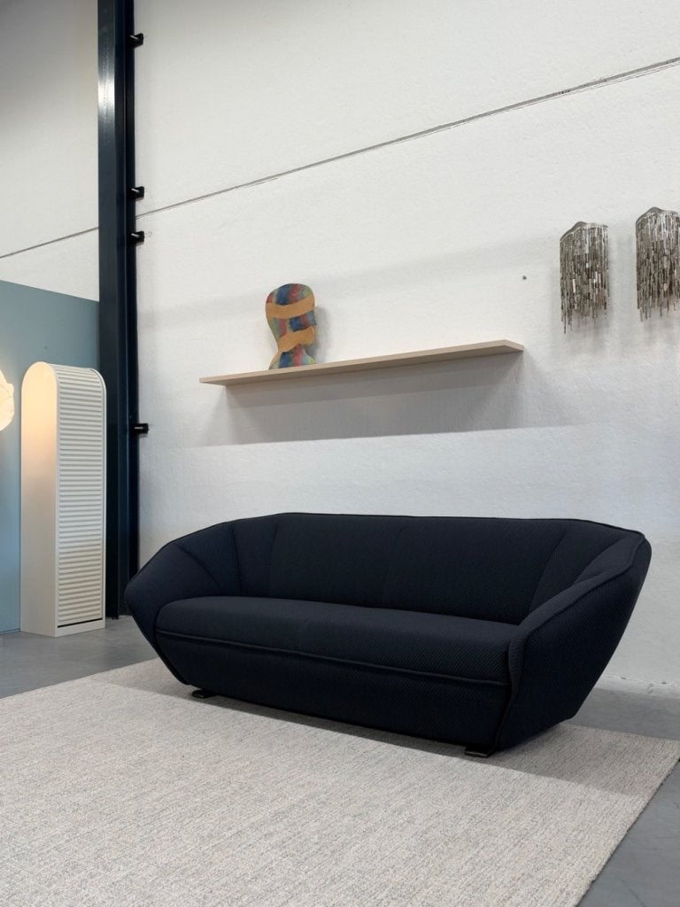 Nieuw Pode Colla Bank 3 zits Mosaic blauw stof 228, Huis en Inrichting, Leolux, Info@leolux.nl, 75 tot 100 cm, Ophalen of Verzenden