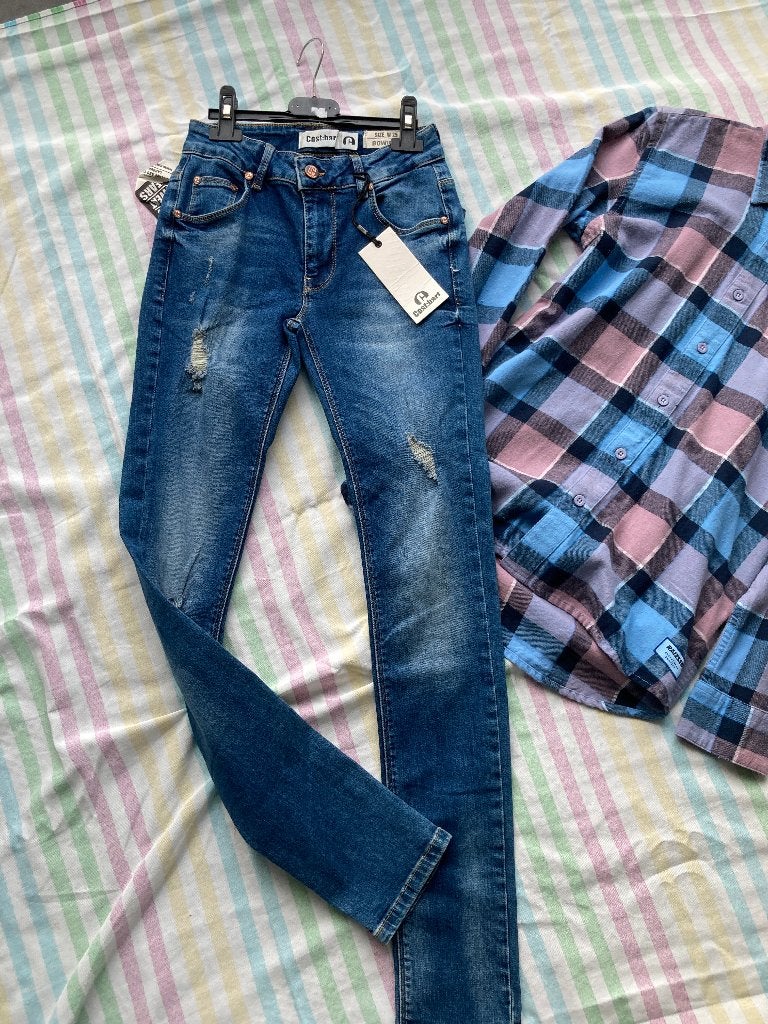COST BART skinny jeans Bowi nieuw mt 152, Nieuw, Ophalen of Verzenden, Jongen, Cost Bart
