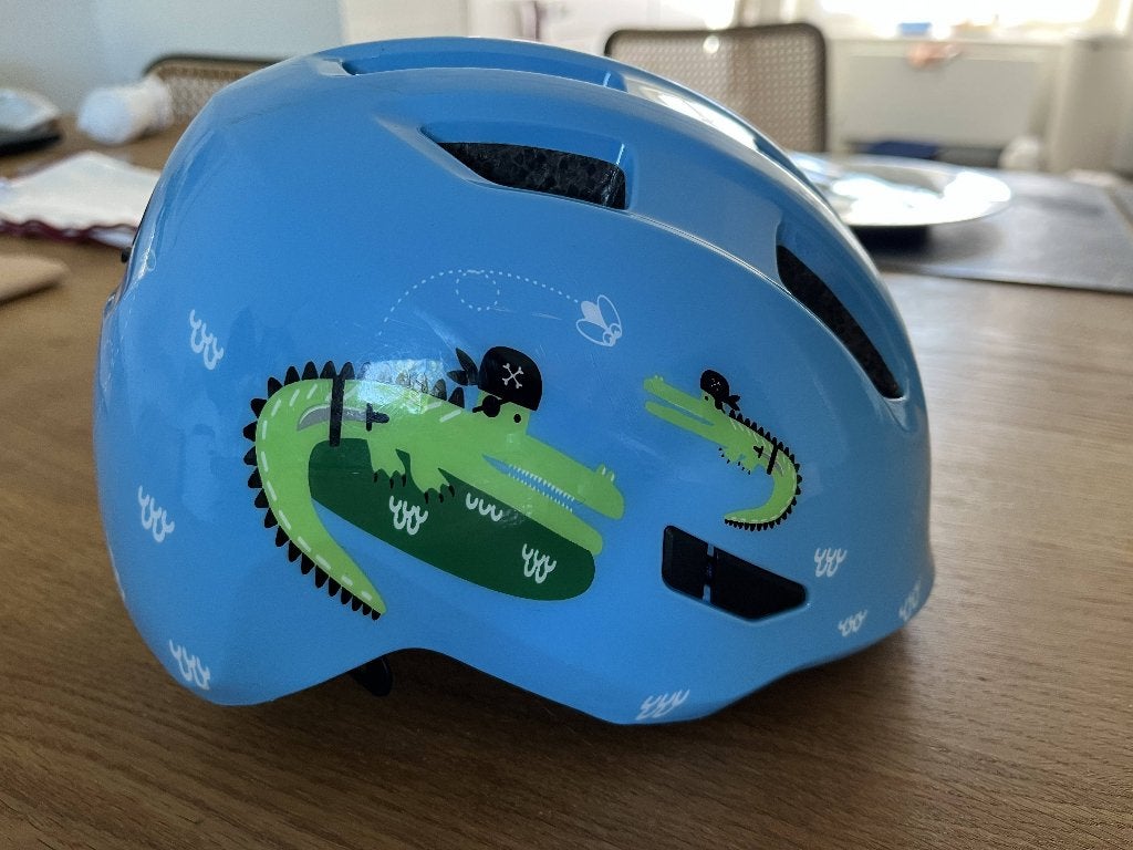 Abus kinderhelm maat 45-50cm blauw, Ophalen, Abus fietshelm, Jongen of Meisje, Overige maten