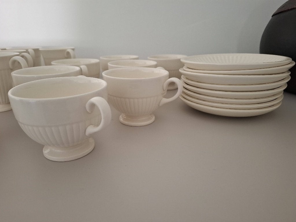 Wedgwood theekop met schotel, Ophalen of Verzenden, Zo goed als nieuw, Kop(pen) en/of Schotel(s), Wedgwood