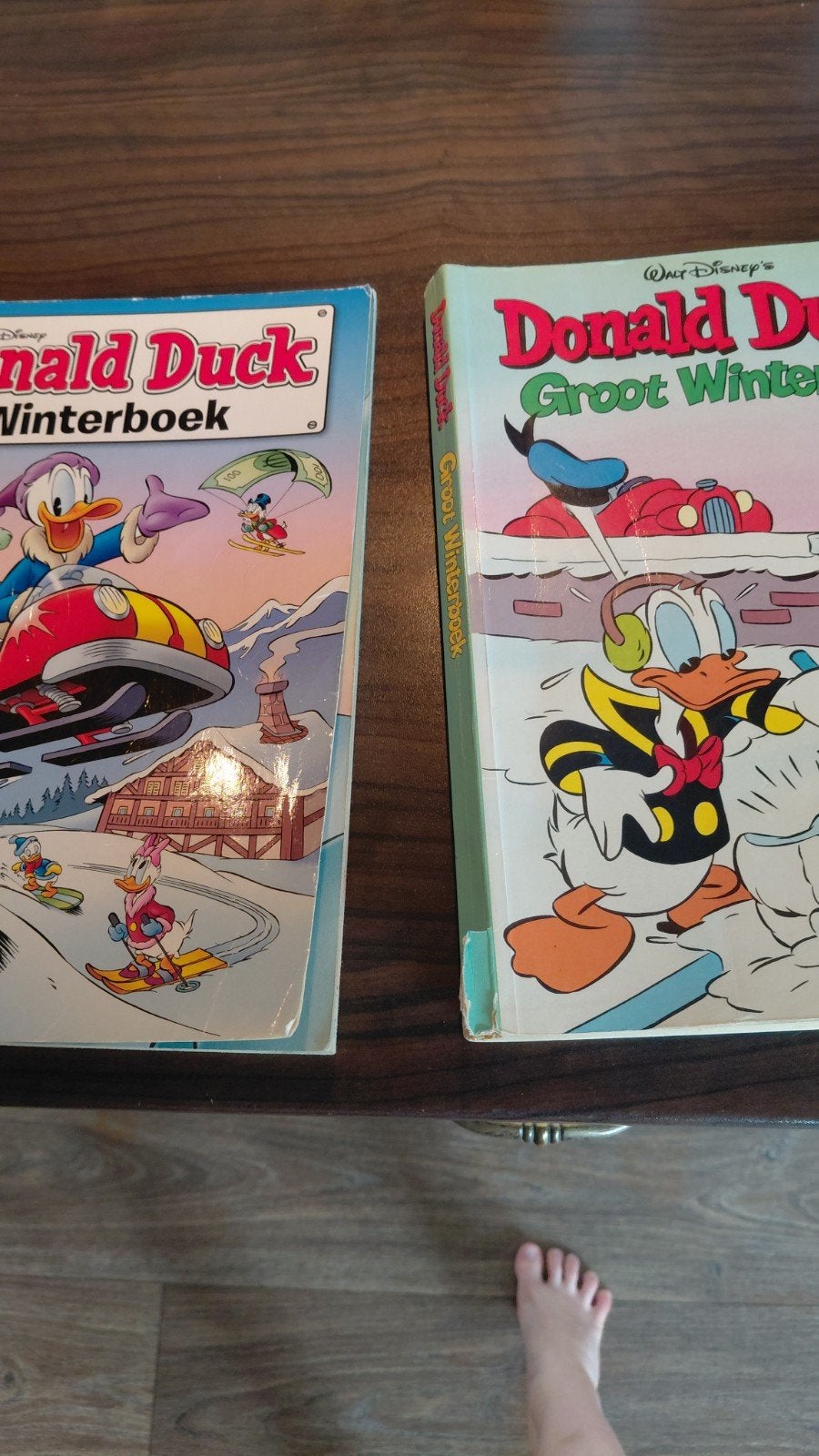 2 Donald Duck Winterboeken - Groot Winterboek & Winterboek, Meerdere stripboeken, Ophalen of Verzenden, Gelezen, Walt Disney