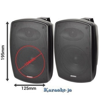 DAP EVO 4 - passieve 4-inch buiten speakers Zwart