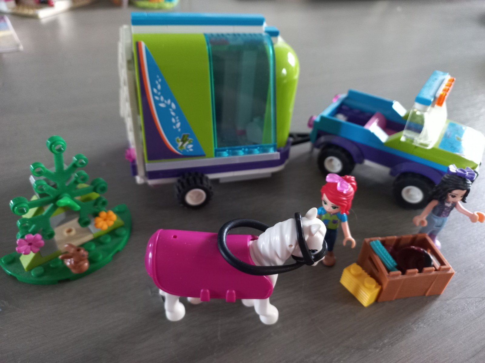 Lego Friends Mia's paardentrailer 41371, Lego, Friends, Ophalen of Verzenden, Complete set