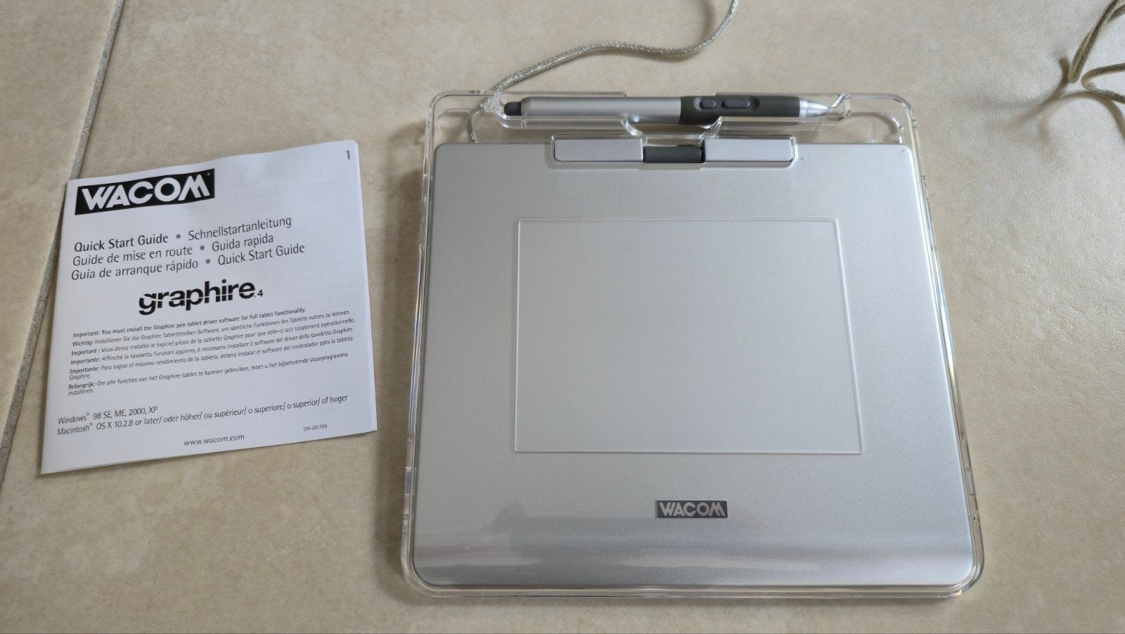 Wacom Graphire4 CTE-440/S-CL Tekentablet (Classic), Computers en Software, Tekentablets, Zo goed als nieuw, Bedraad, Ophalen