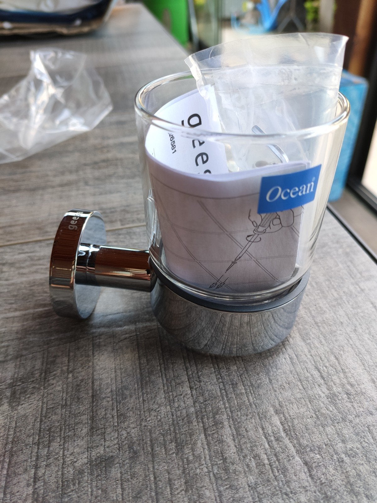 2x Geesa Nemox glashouder - Nieuw in verpakking, Ophalen of Verzenden, Nieuw, Overige kleuren, Overige typen