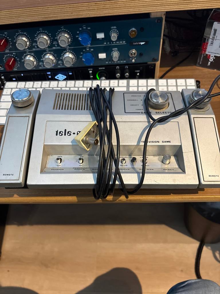 Oud Pong spel Telematch jaren '70 4 in 1 - Vintage Console, Spelcomputers en Games, Ophalen of Verzenden, Gebruikt