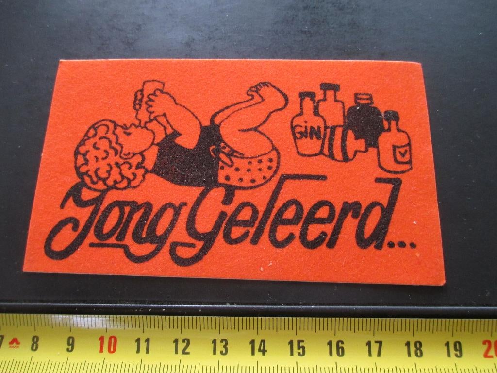 sticker VILT Carnaval  Jong geleerd, Ophalen, Zo goed als nieuw