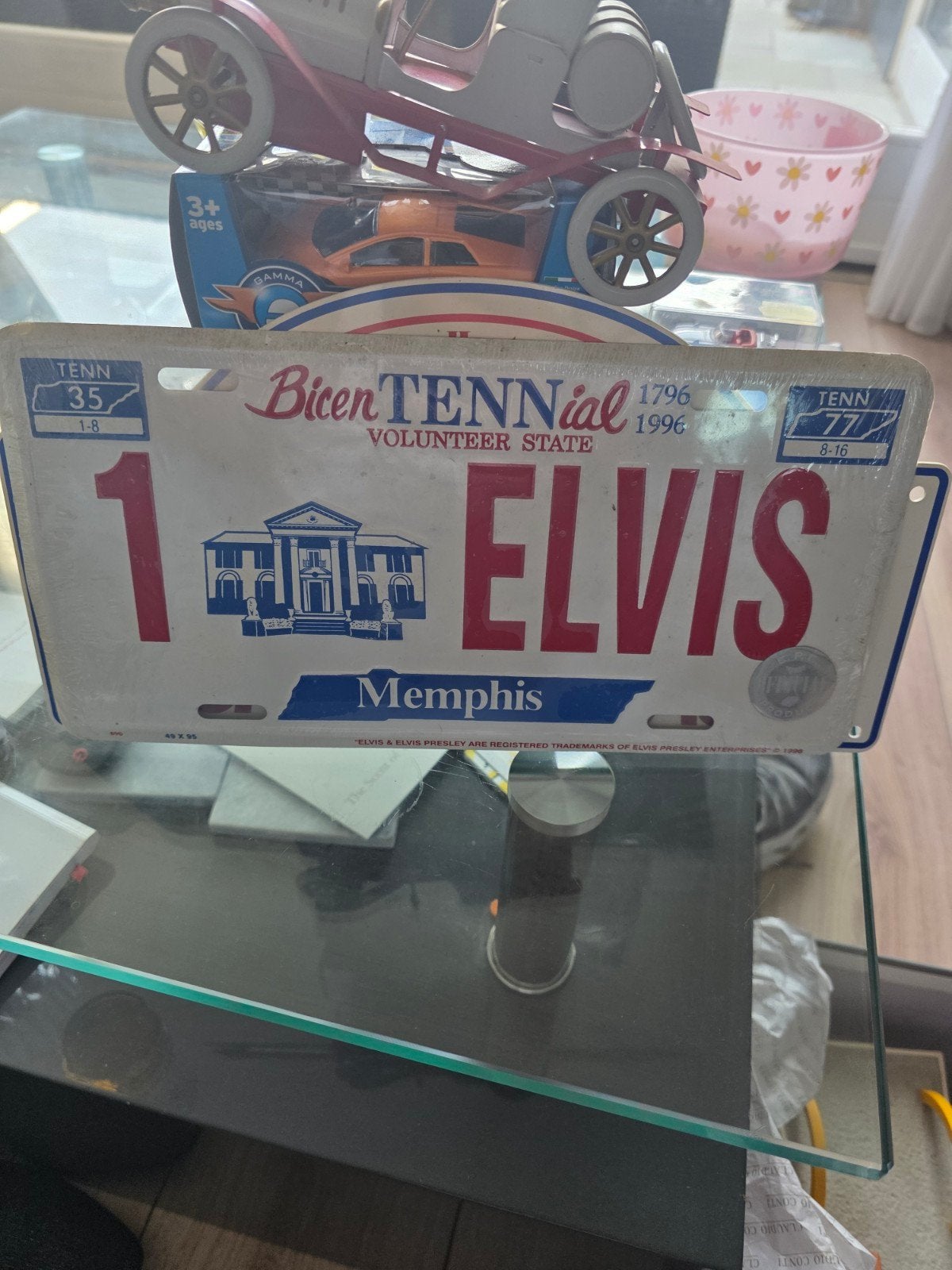 Elvis Presley Bicentennial Nummerplaat Tennessee, Ophalen of Verzenden, Gebruikt
