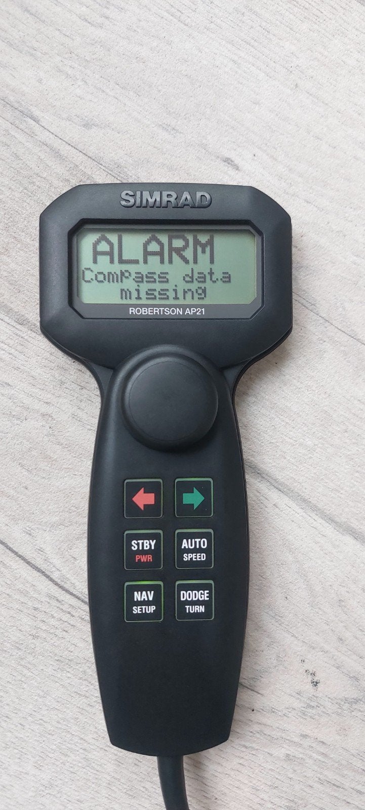 Simrad AP21 P/N 22086268 Handheld Autopilot Control Head .., Ophalen of Verzenden, Zo goed als nieuw, Gps of Kompas