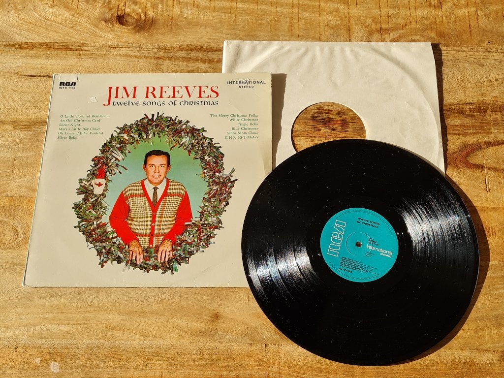 LP Jim Reeves – Twelve Songs Of Christmas, LP, Ophalen of Verzenden, Zo goed als nieuw, 12 inch