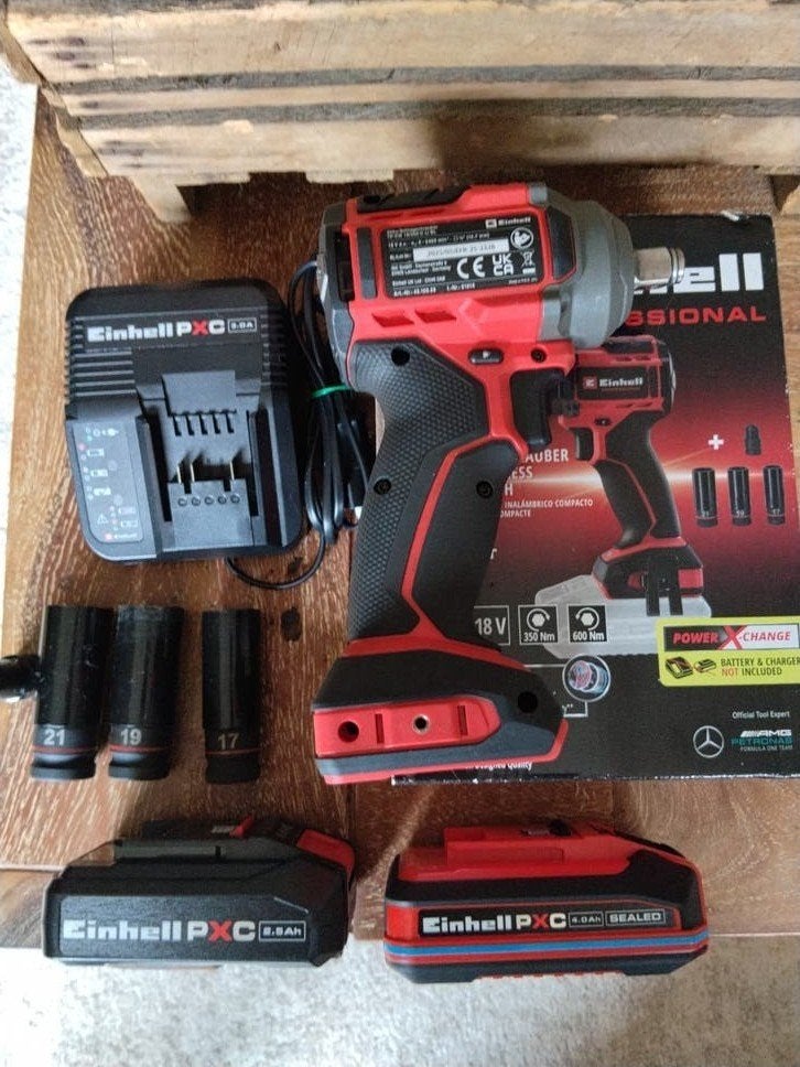 Einhell Accu Slagmoersleutel TP-CW 18/350 Li BL met Accu's, Ophalen of Verzenden, Nieuw