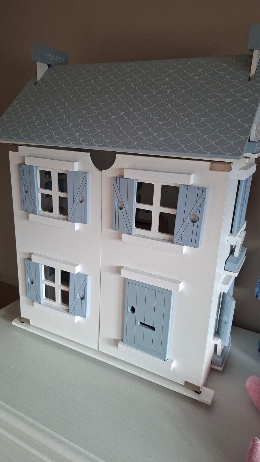 Little Dutch Houten Poppenhuis met Meubels - Gebruikt, Kinderen en Baby's, Speelgoed | Poppenhuizen, Ophalen, Gebruikt, Poppenhuis