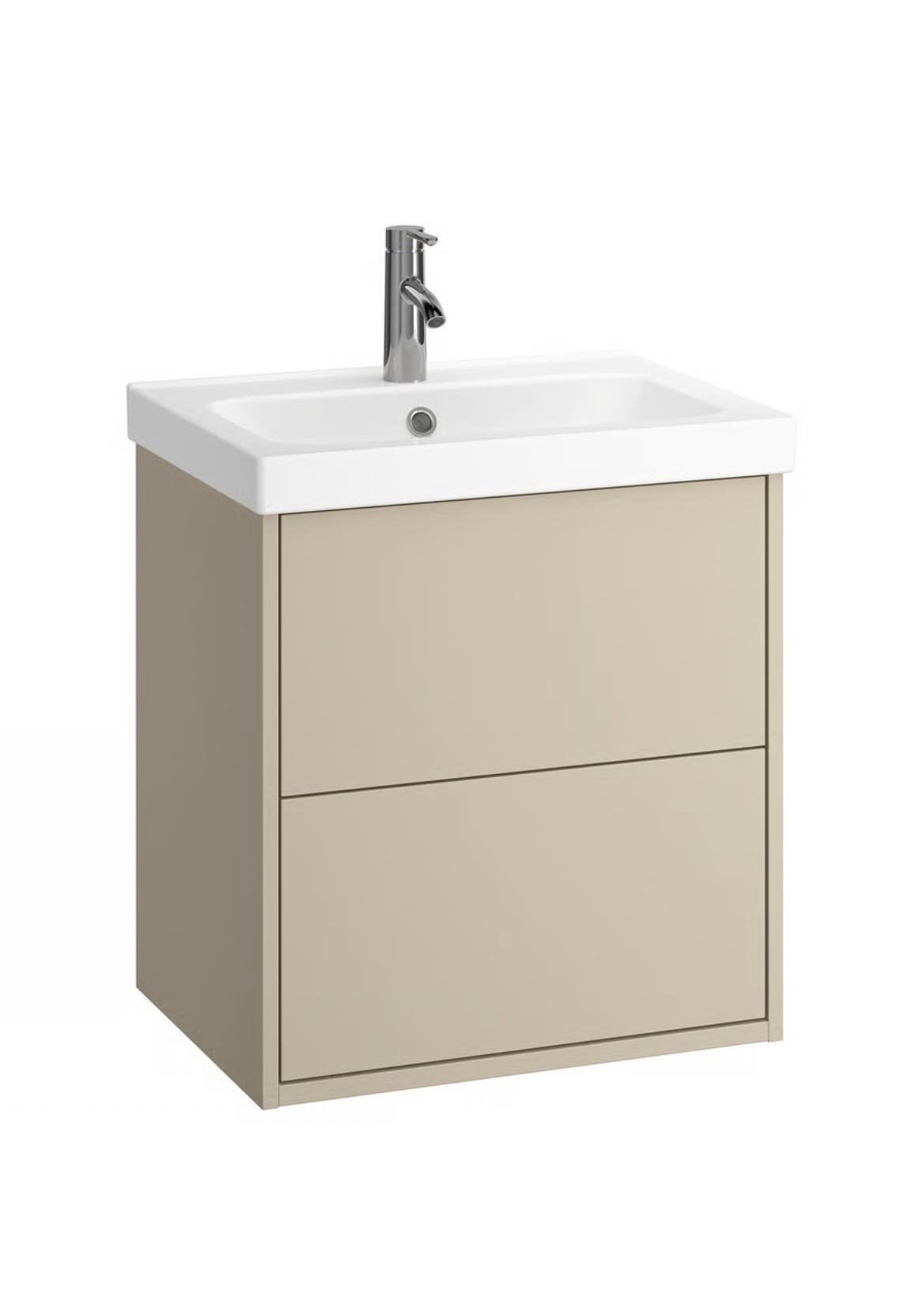 Ikea HAVBÄCK / ORRSJÖN beige wastafel meubel + kraan, nieuw, Ophalen, Nieuw, 50 tot 100 cm, Minder dan 100 cm