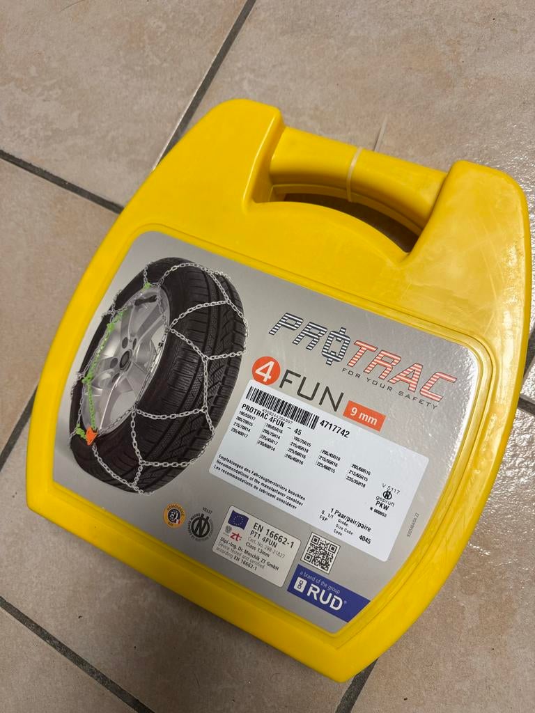 Nieuwe sneeuwkettingen PROTRAC 4FUN 9mm, Ophalen of Verzenden, Nieuw