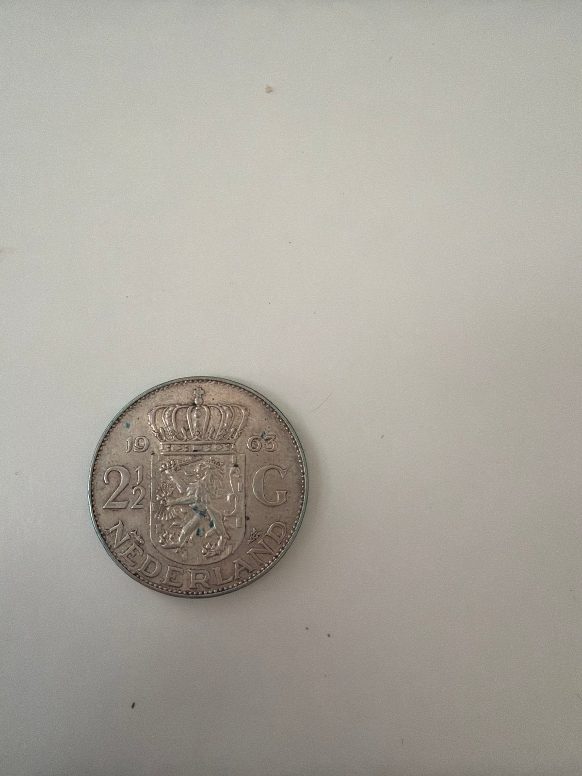 Zilveren 2½ Gulden Munt Koningin Juliana 1963, Postzegels en Munten, Munten | Nederland, Ophalen, Koningin Juliana, Zilver, Losse munt