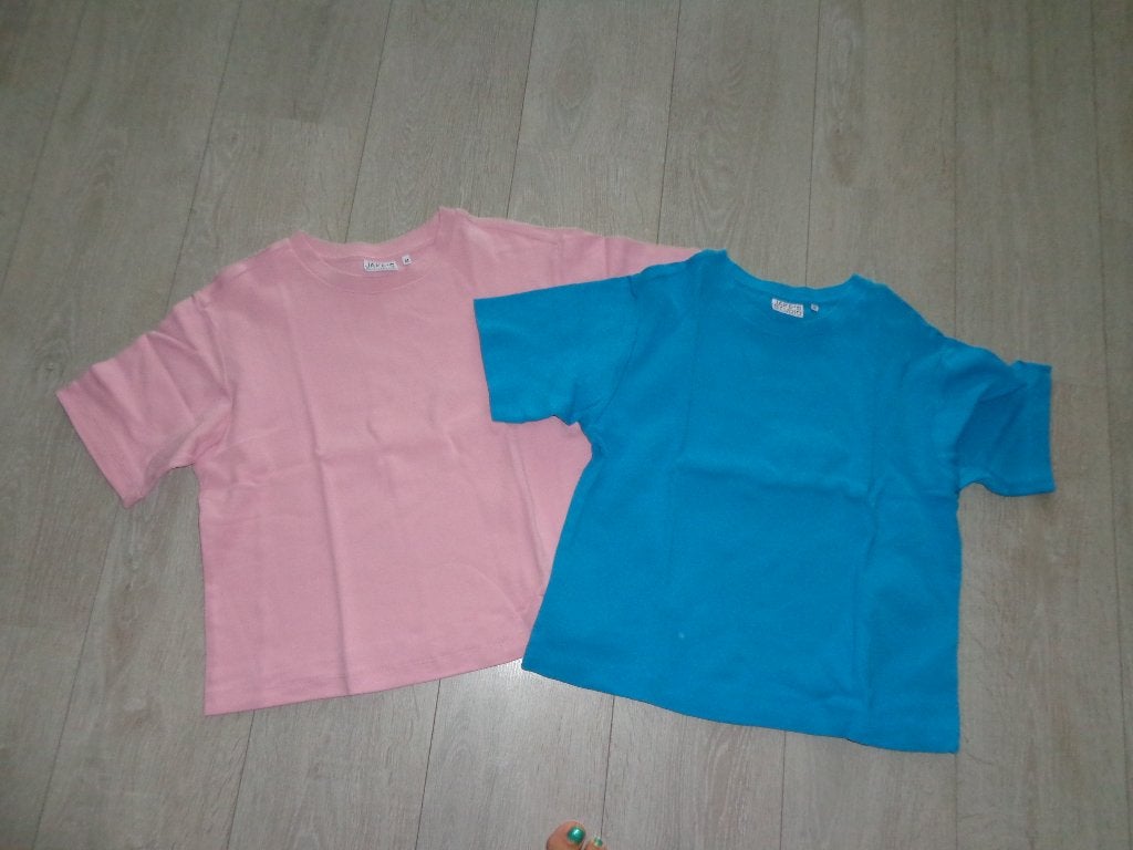 lichtroze en turqouise damest-shirts van Jake's Studio. maat, Kleding | Dames, Maat 38/40 (M), Overige kleuren, Ophalen of Verzenden