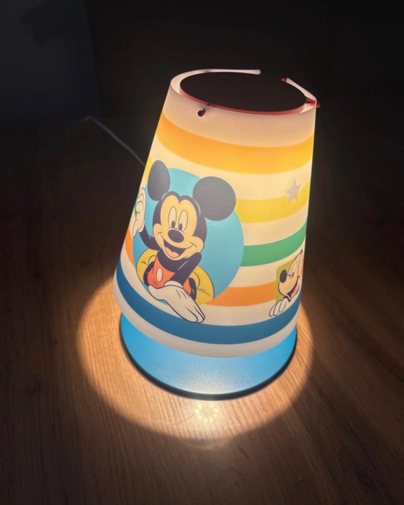 Nachtlampje minnie mouse, Ophalen of Verzenden, Zo goed als nieuw, Lamp