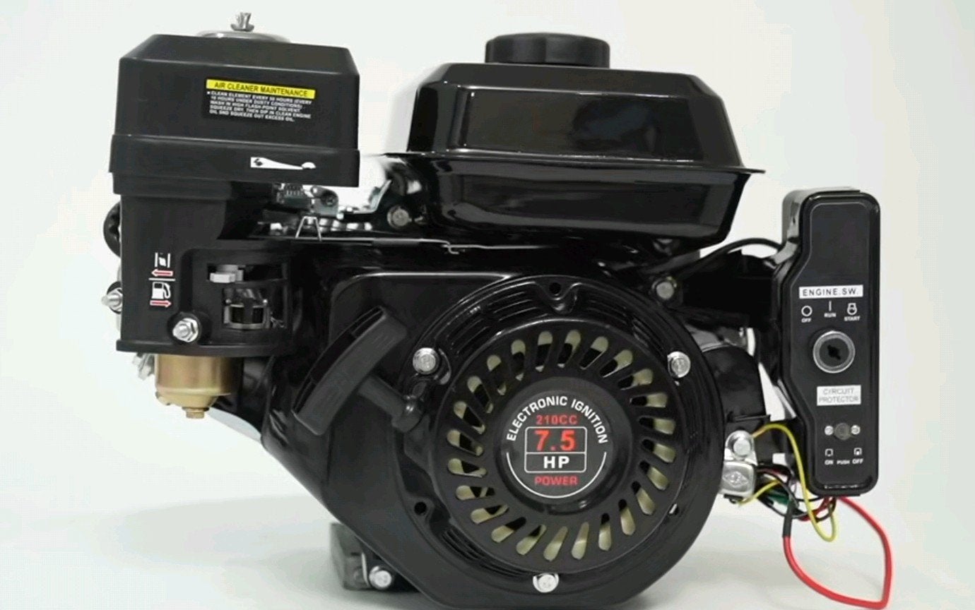 Moterblok 212cc 7.5HP met elektrische start, Ophalen of Verzenden, Nieuw, Benzinemotor, 1800 rpm of meer