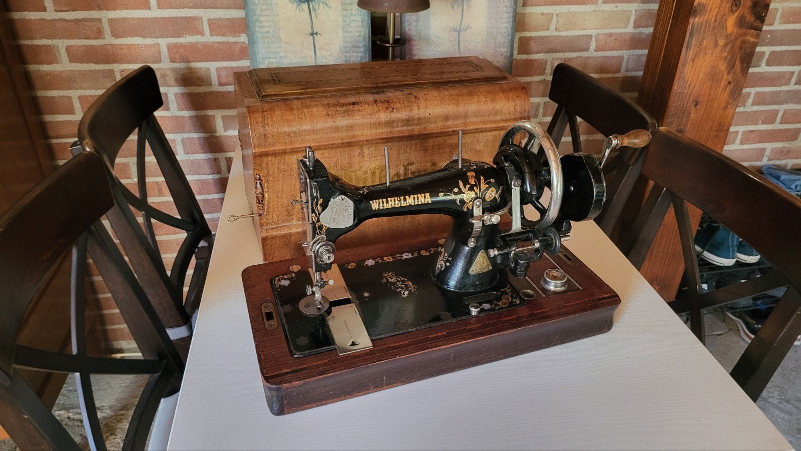 Dürkopp Wilhelmina Naaimachine, Ophalen