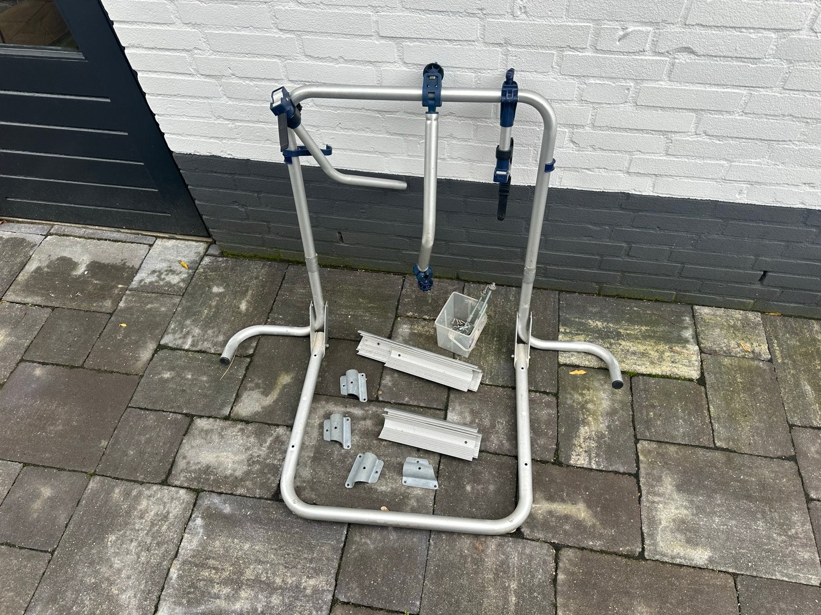 Fietsendrager voor camper of caravan, Ophalen, Gebruikt