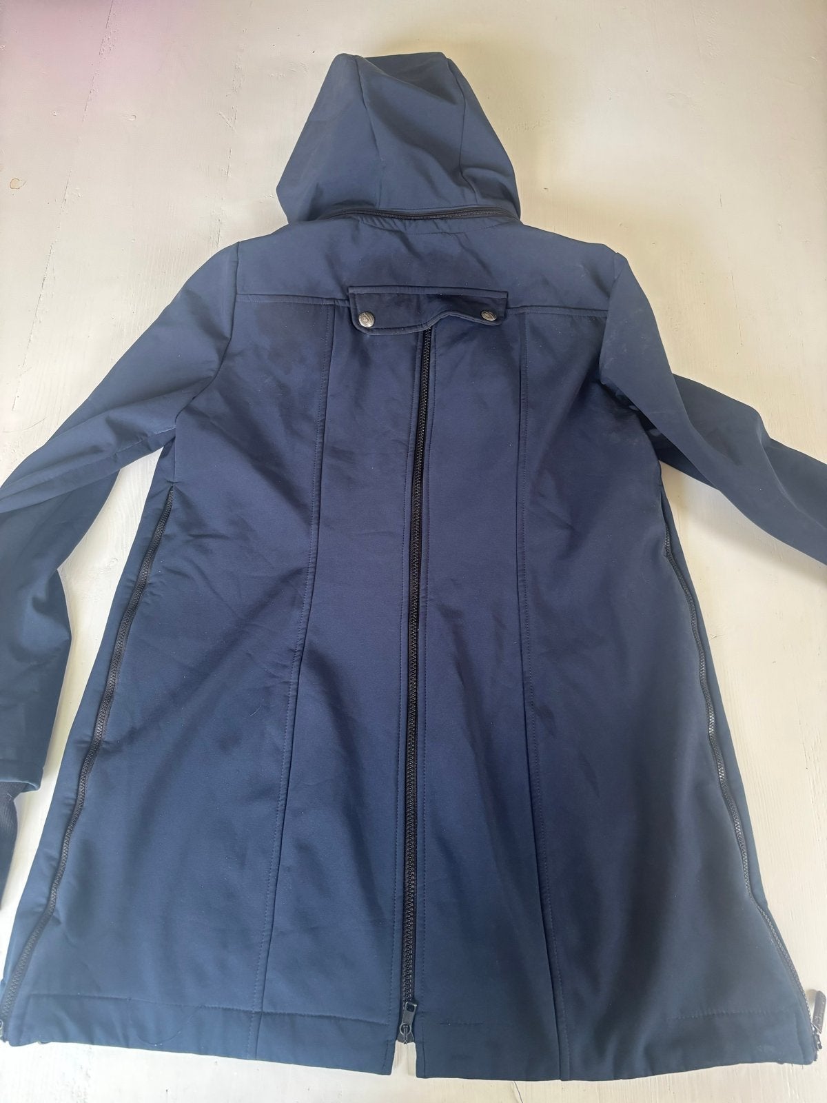 Milchshake Draagjas/Zwangerschapsjas maat M/L, Ophalen, Zo goed als nieuw, Maat 38/40 (M), Blauw