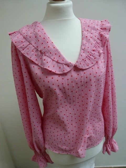Top Blouse tuniek MY JEWELLERY maat S 36 roze polkadot, My Jewellery, Ophalen of Verzenden, Zo goed als nieuw, Roze