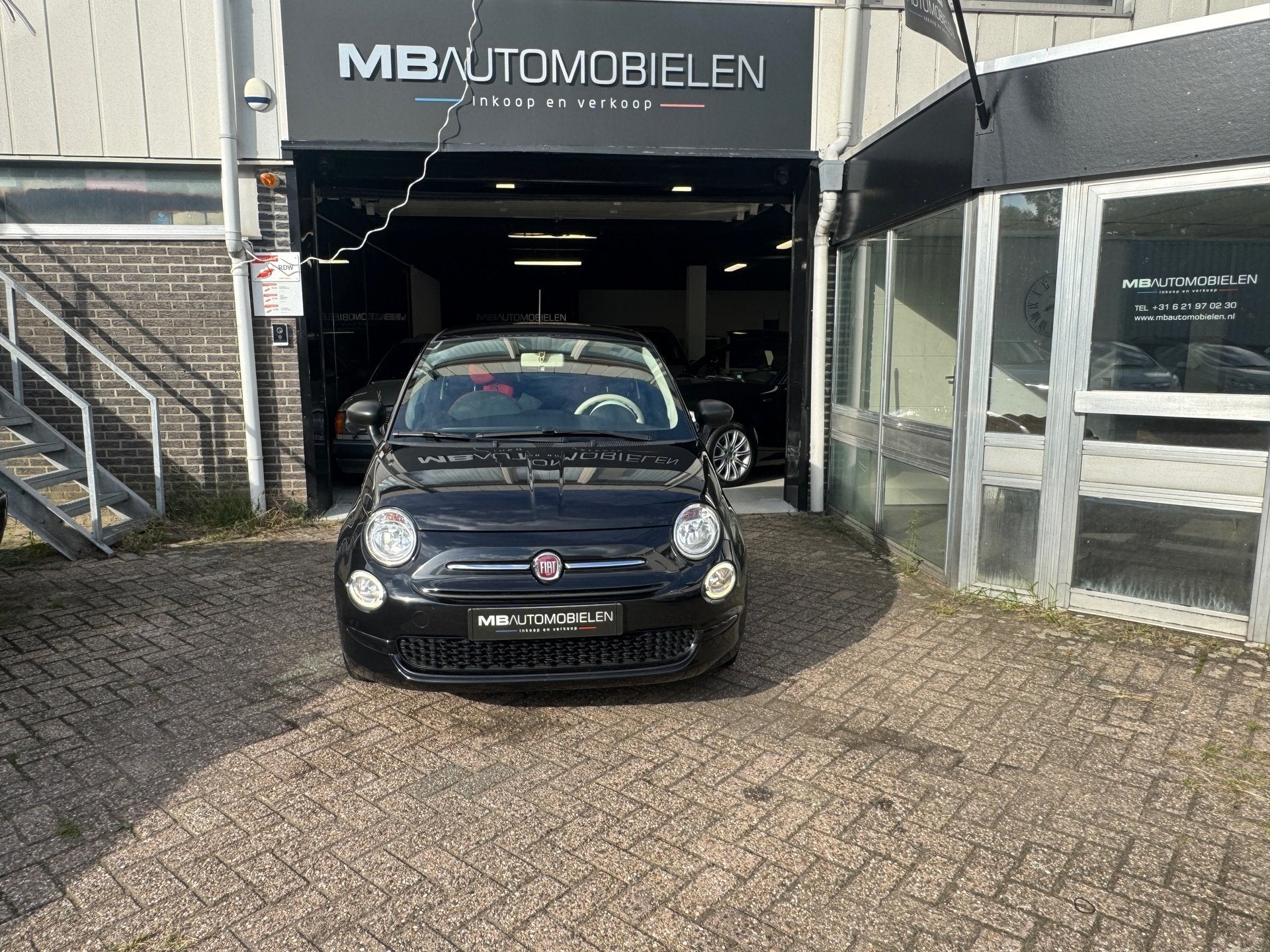 Fiat 500 1.2 Young/1 Jaar APK/Airco/Zwart/Facelift/Meeneempr, Auto's, Fiat, Voorwielaandrijving, Gebruikt, 4 cilinders, 840 kg