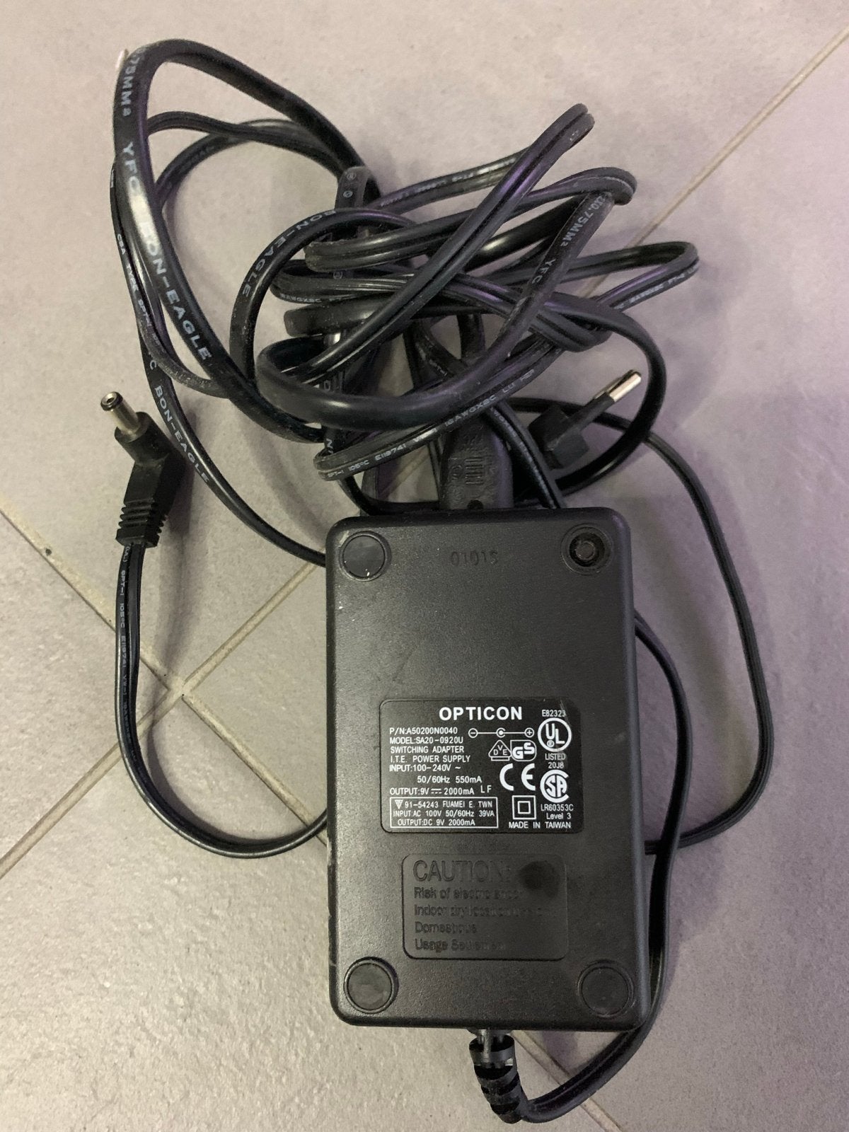 Opticon SA20-09200 Voedingsadapter - Gebruikt, Ophalen, Gebruikt