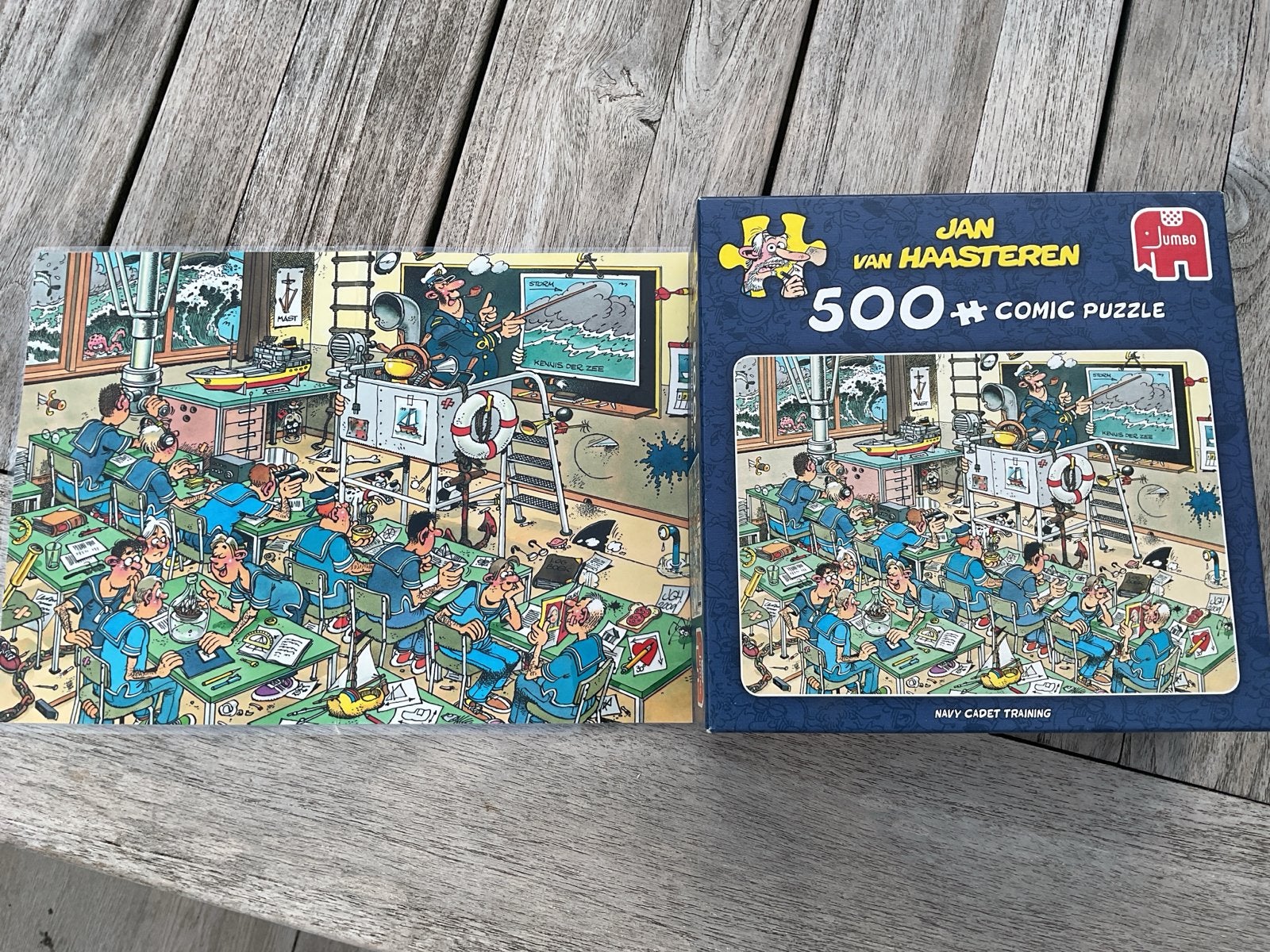 Jan van Haasteren 500+ stukjes - Navy Cadet Training, Ophalen of Verzenden, 500 t/m 1500 stukjes, Zo goed als nieuw, Legpuzzel