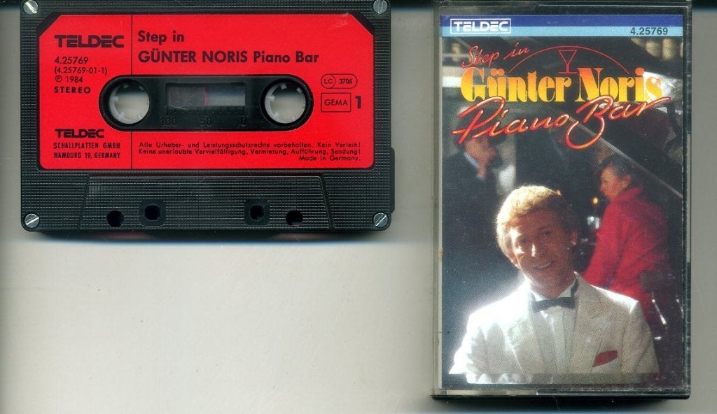 Günter Noris Step In Günter Noris Piano Bar 12 nrs cassette, Ophalen of Verzenden, Zo goed als nieuw, Pop, 1 bandje