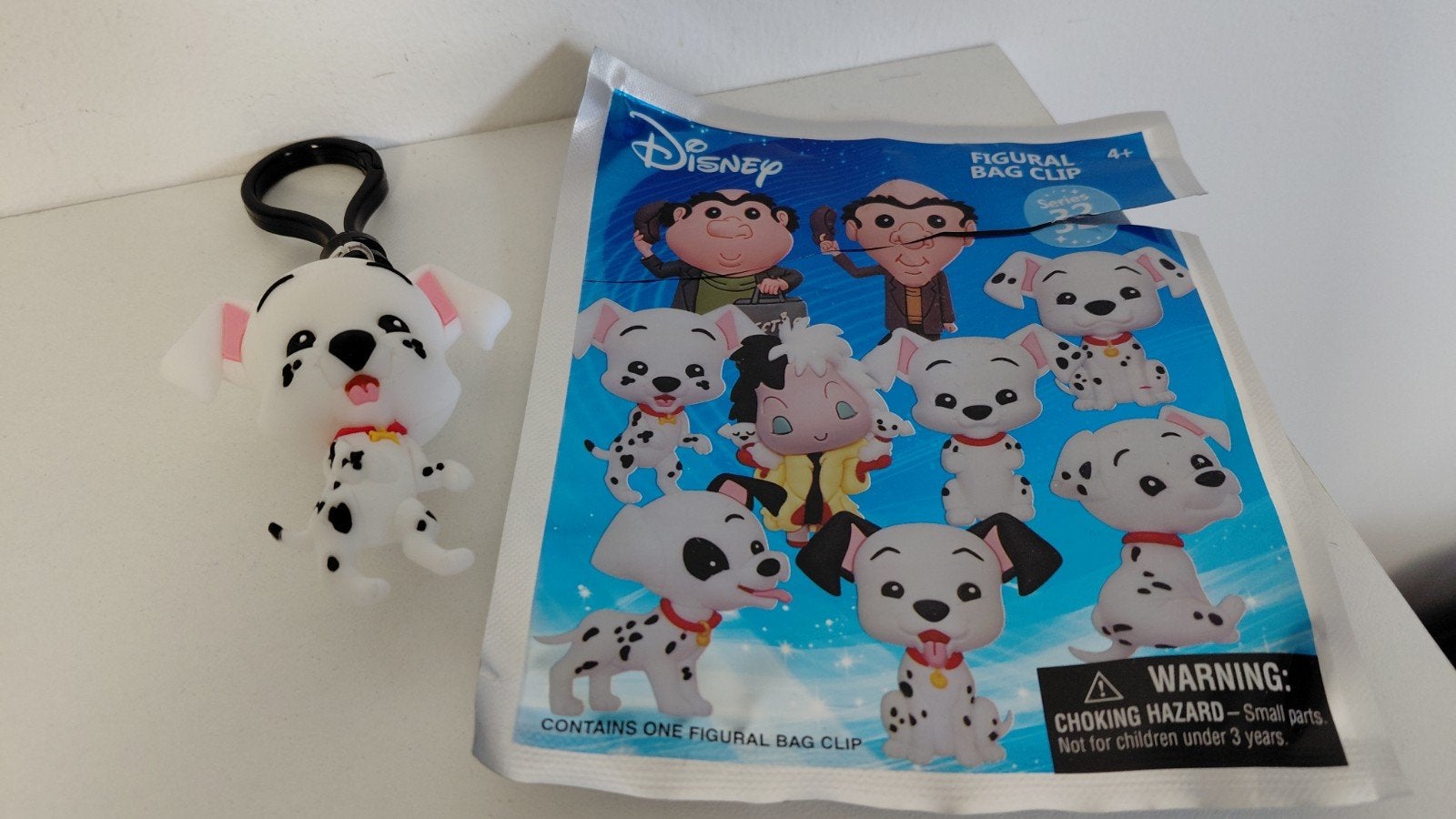 Disney figural keyring 101 dalmatiers Lucky, Ophalen of Verzenden, Overige figuren, Zo goed als nieuw, Beeldje of Figuurtje