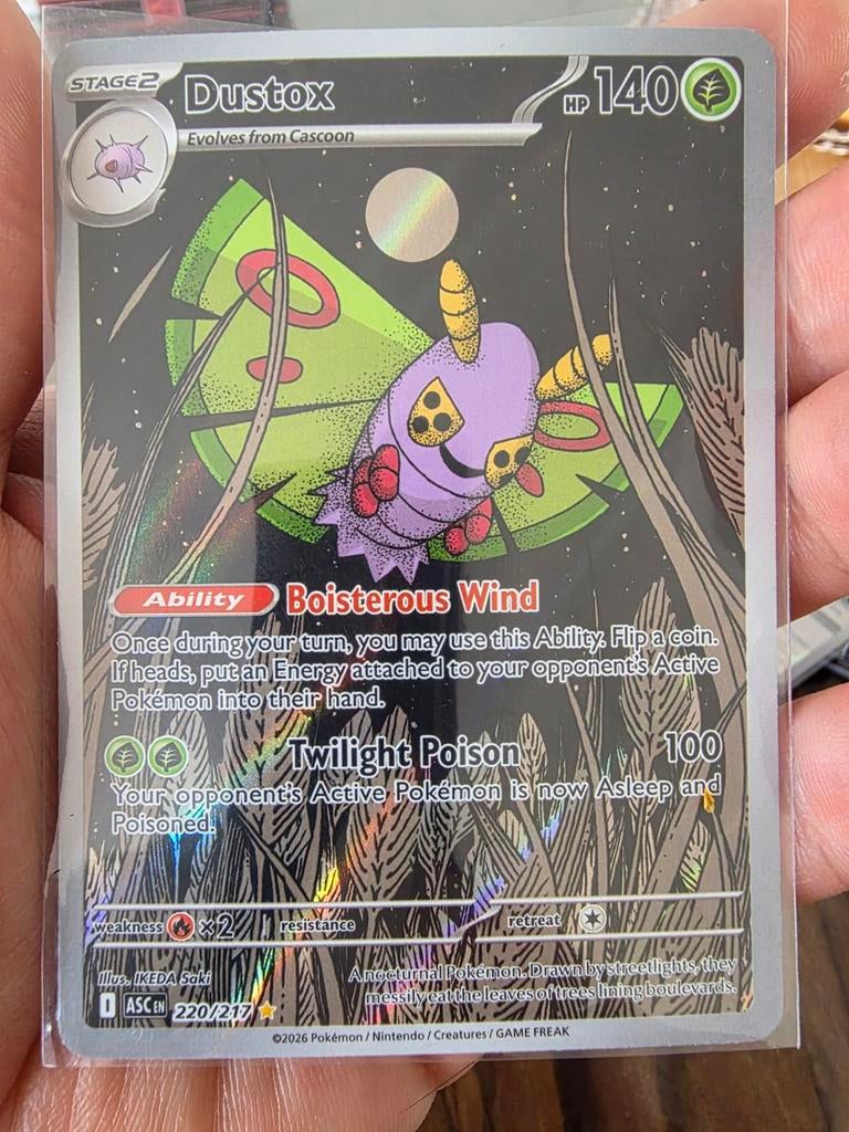Pokemon Kaart Dustox Ascended Heroes 220/217, Ophalen of Verzenden