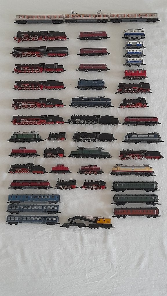 GROTE PARTIJ FLEISCHMANN/ARNOLD/MINITRIX LOCOMOTIEVEN(31x), Hobby en Vrije tijd, Modeltreinen | N-Spoor, Fleischmann, Analoog