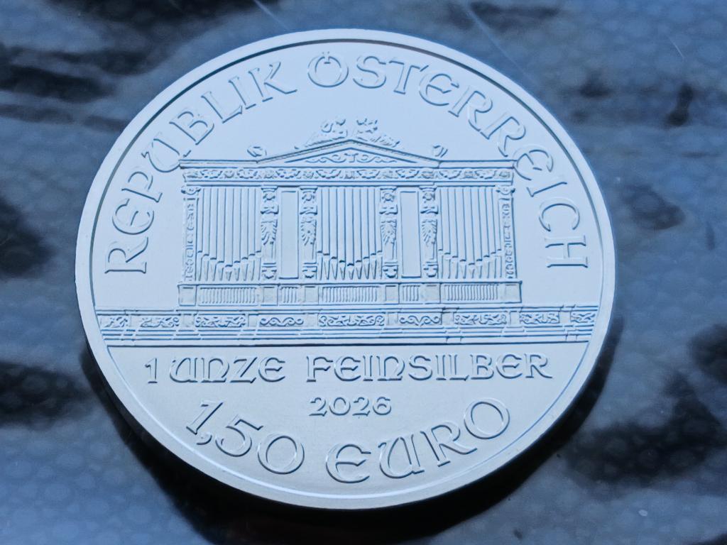 2026 Wiener Philharmoniker 1 oz zilver BU, Oostenrijk, Zilver, Losse munt, Overige waardes