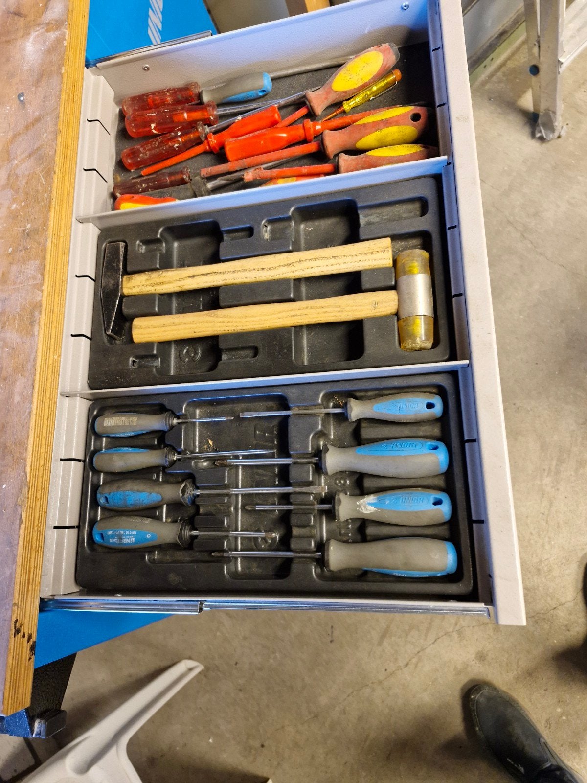 te koop unior gereedschapskist gevuld, Ophalen, Gebruikt, Gereedschapsset