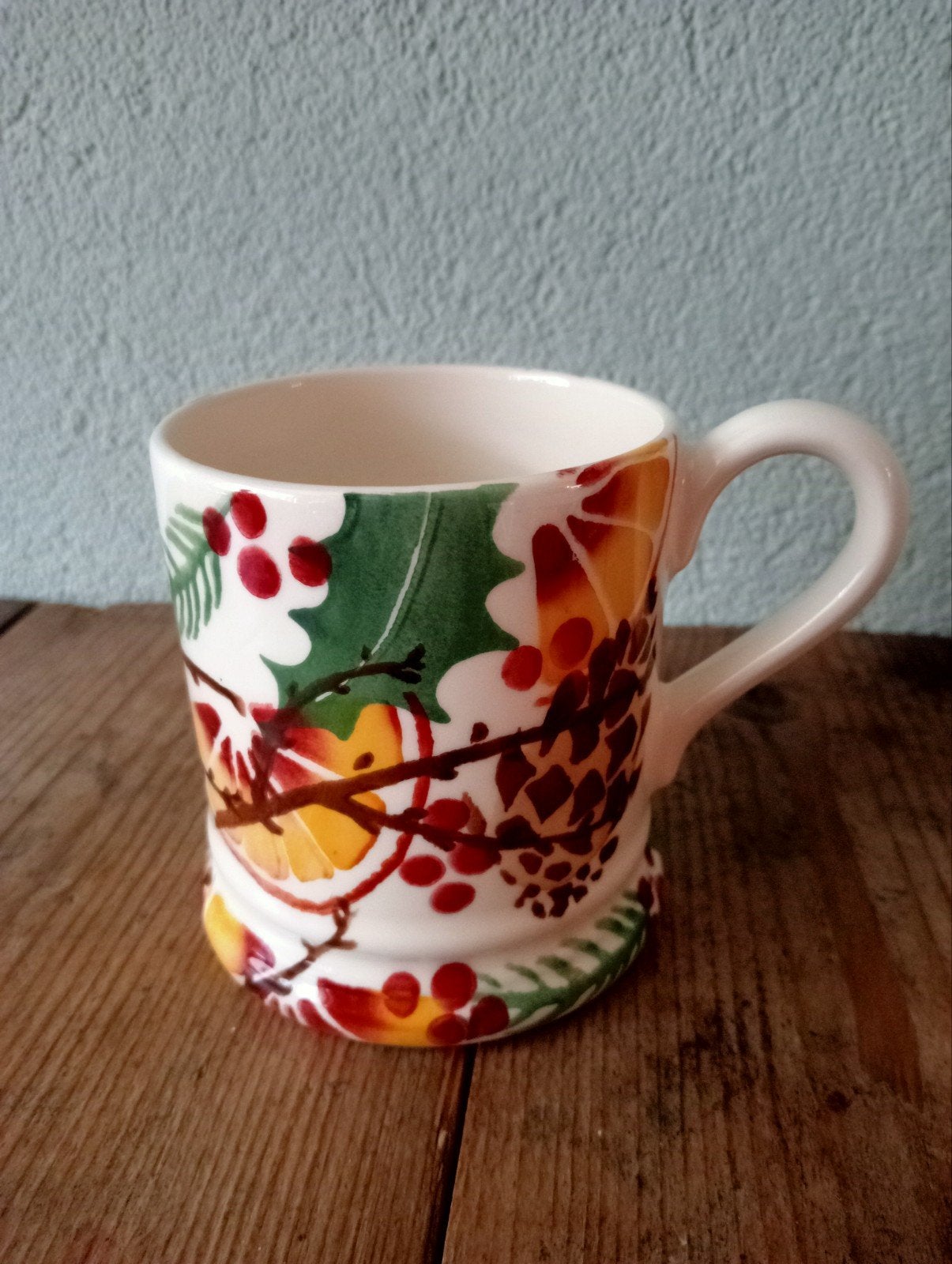 Emma Bridgewater half pint mug, Ophalen of Verzenden, Zo goed als nieuw, Aardewerk, Overige stijlen