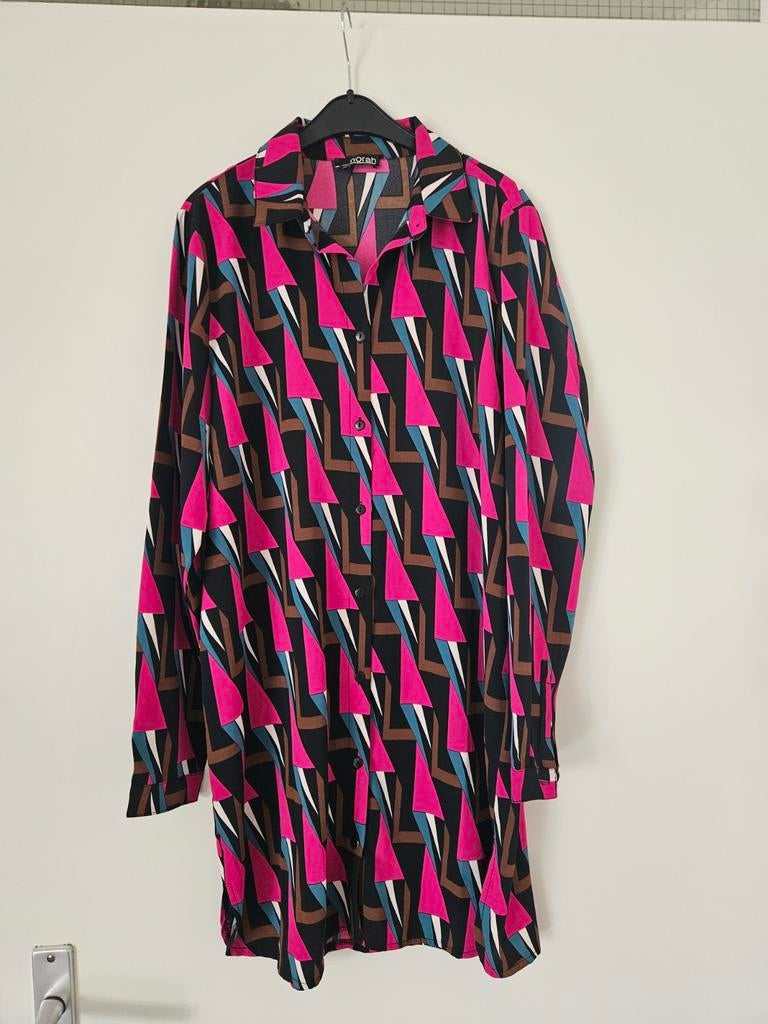 Norah blouse jurk maat 36 - Kleurrijk geometrisch patroon, Kleding | Dames, Overige kleuren, Ophalen of Verzenden, Zo goed als nieuw
