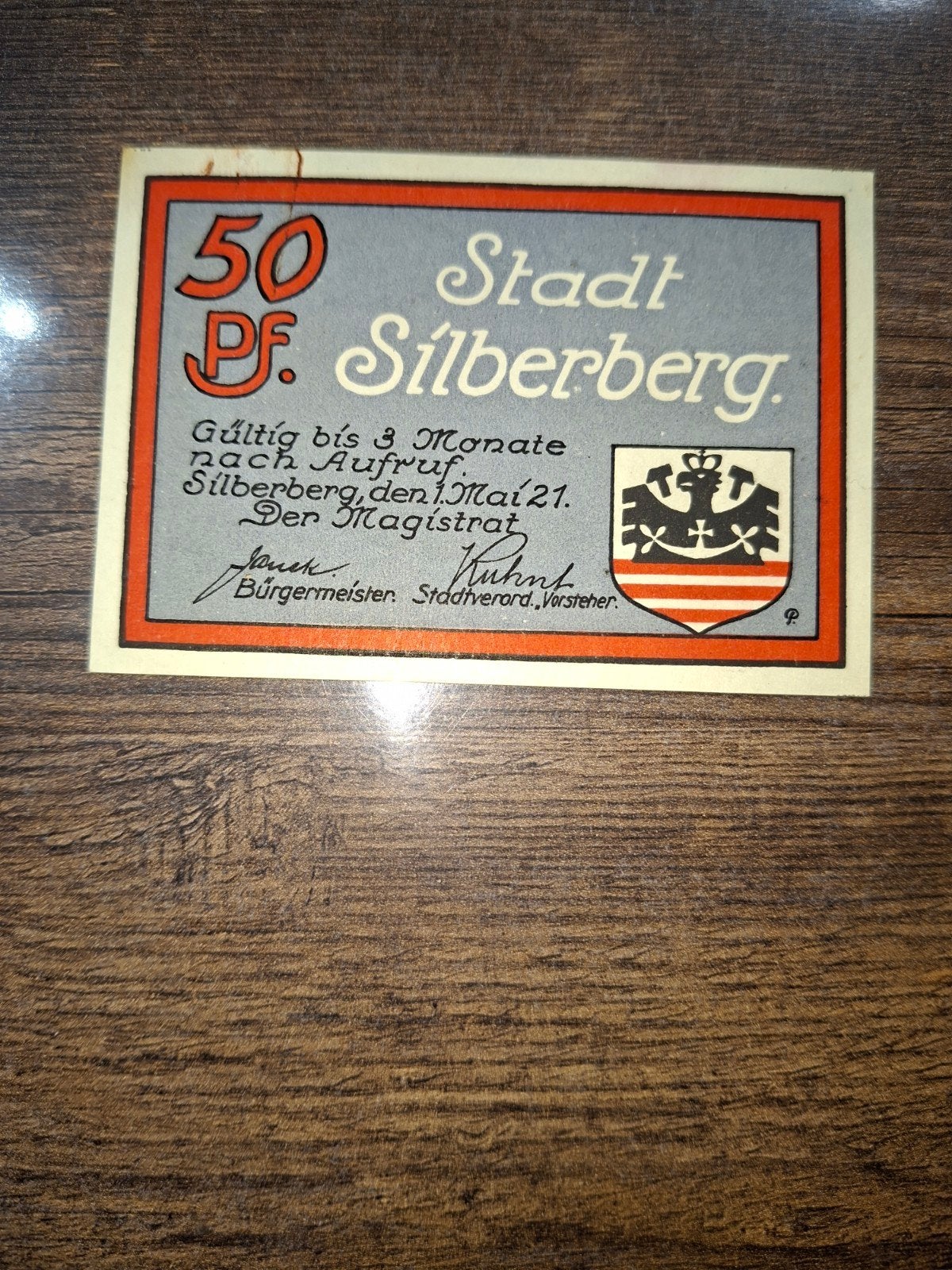 Duits/Pools Notgeld Silberberg Noodgeld, Ophalen of Verzenden, Duitsland