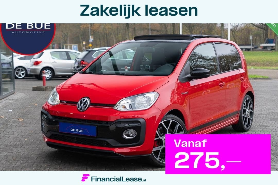 Volkswagen Up! 1.0 TSI GTI|1ste Eig.|5-deurs|Panoramadak|Air, Stof, Gebruikt, Traction-control, 4 stoelen