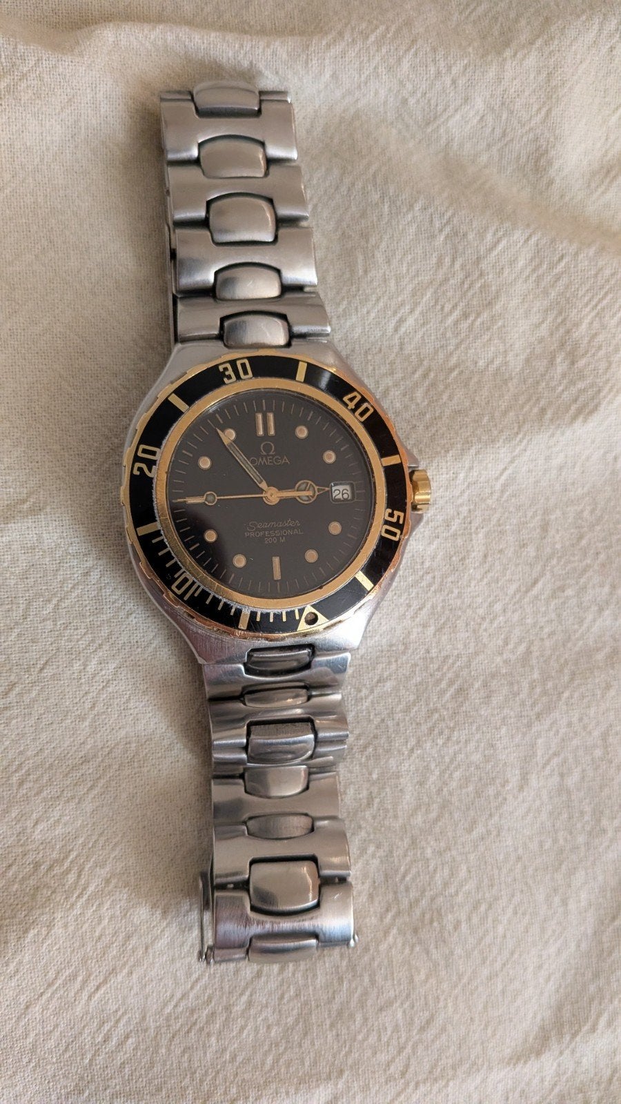 Omega seamaster pre bond 200m 1987 quartz, Staal, Staal, Polshorloge, Ophalen of Verzenden