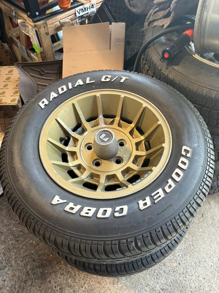 turbine / western wheels 14 inch mustang amc mopar, Auto-onderdelen, Banden en Velgen, Ophalen, 14 inch, Ford, Banden en Velgen