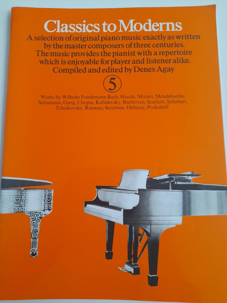 Classics to Moderns - Piano Repertoire Boek 5, Muziek en Instrumenten, Bladmuziek, Ophalen of Verzenden, Klassiek, Piano