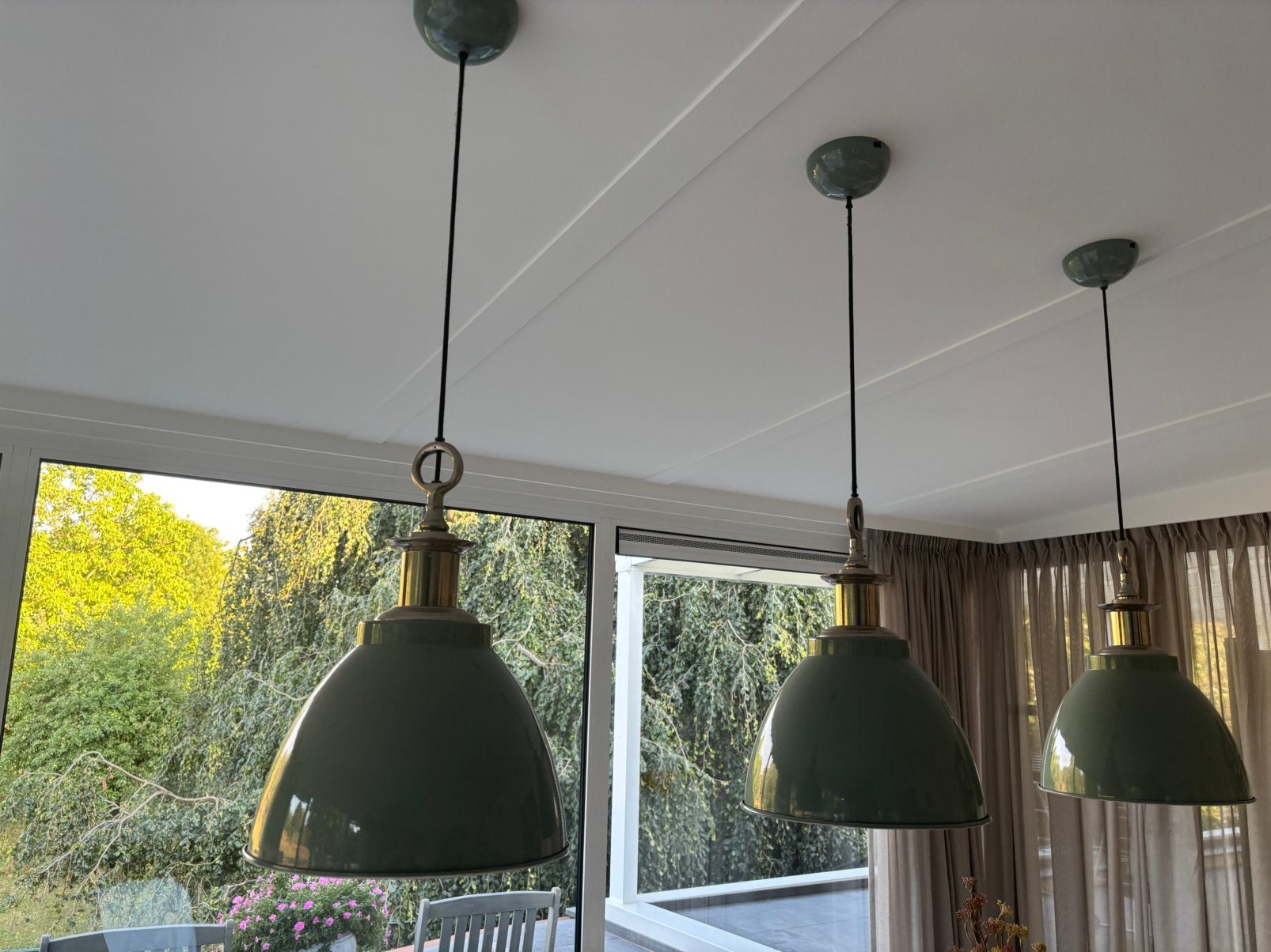 Industriële / landelijke lamp, Ophalen, Zo goed als nieuw
