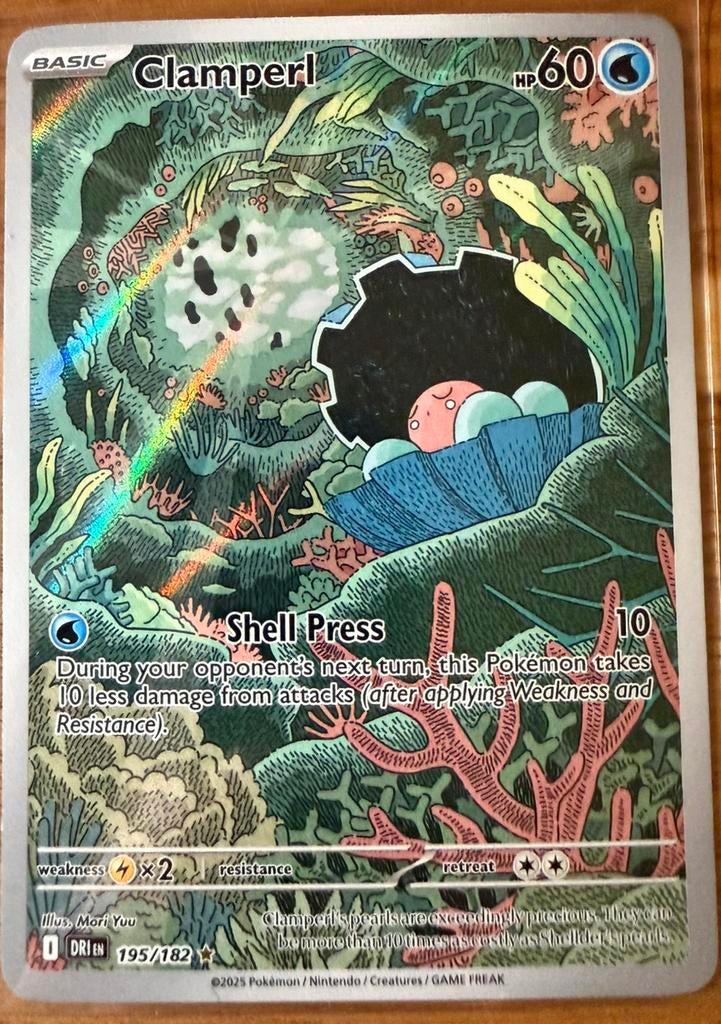 Clamperl Destined Rivals 195/182 full art, Ophalen of Verzenden, Nieuw