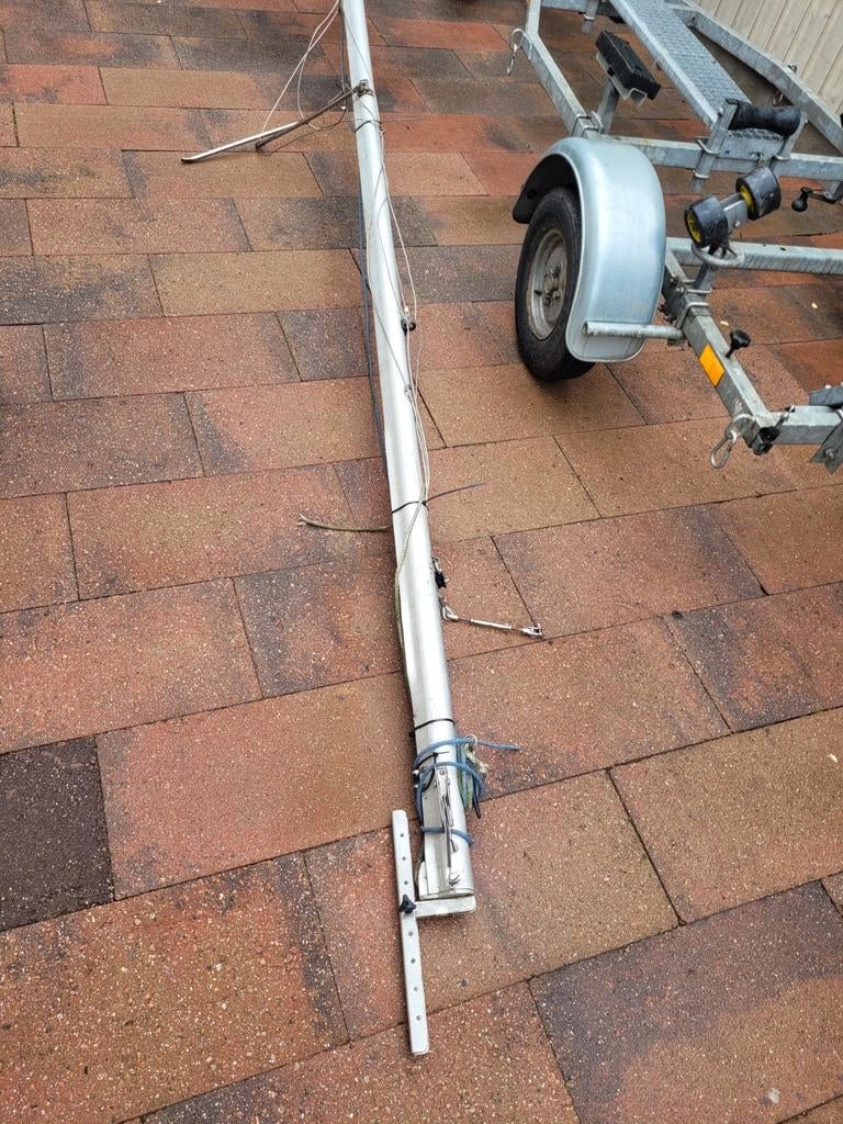 Aluminium Mast 6.5 m, Watersport en Boten, Ophalen