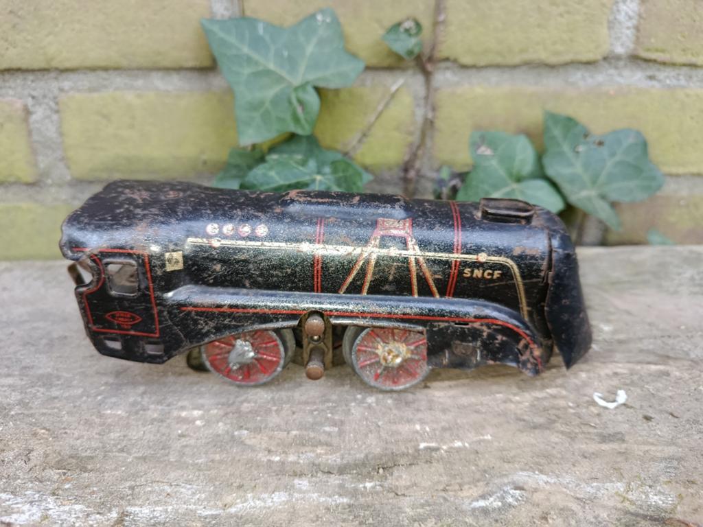 Vintage JEP SNCF Locomotief - Zeldzaam en Gebruikt, Ophalen of Verzenden