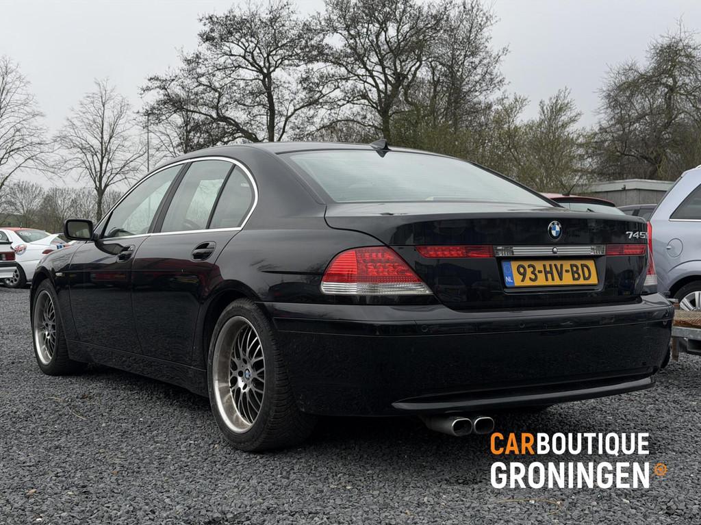 BMW 7-serie 745i | ORI NL | NAP | EXPORT/PROJECT, Auto's, BMW, Automaat, Gebruikt, 8 cilinders, Zwart