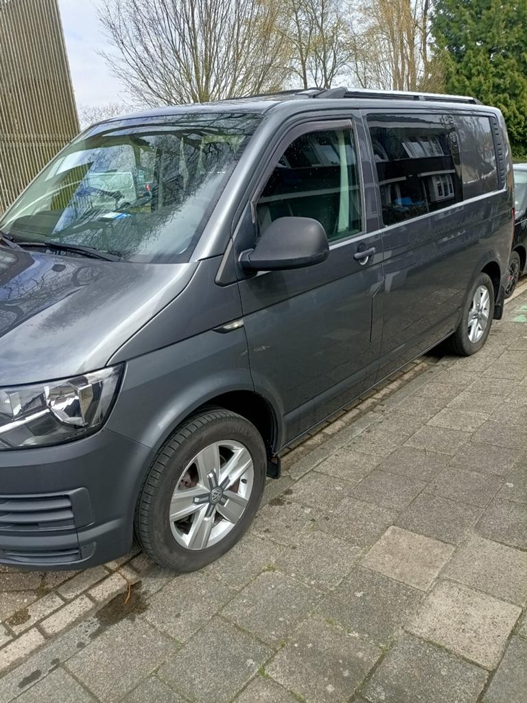 Volkswagen Transporter T6 Camper met hefdak, Caravans en Kamperen, Automaat, Buscamper of Camperbus, Volkswagen, Tot en met 2